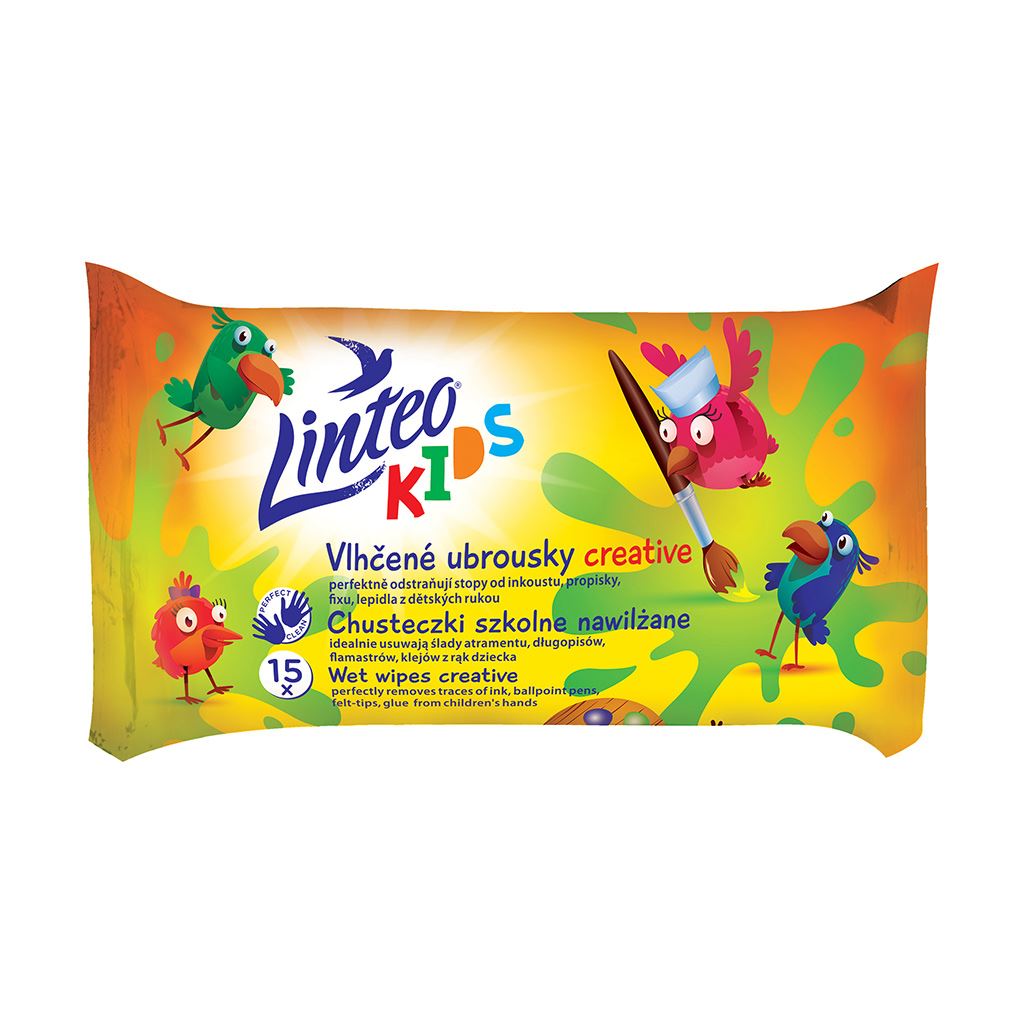 Detske-vlhcene-obrusky-Linteo-Baby-Kids-15ks Detské vlhčené obrúsky Linteo Baby Kids 15ks – Obrázok 1