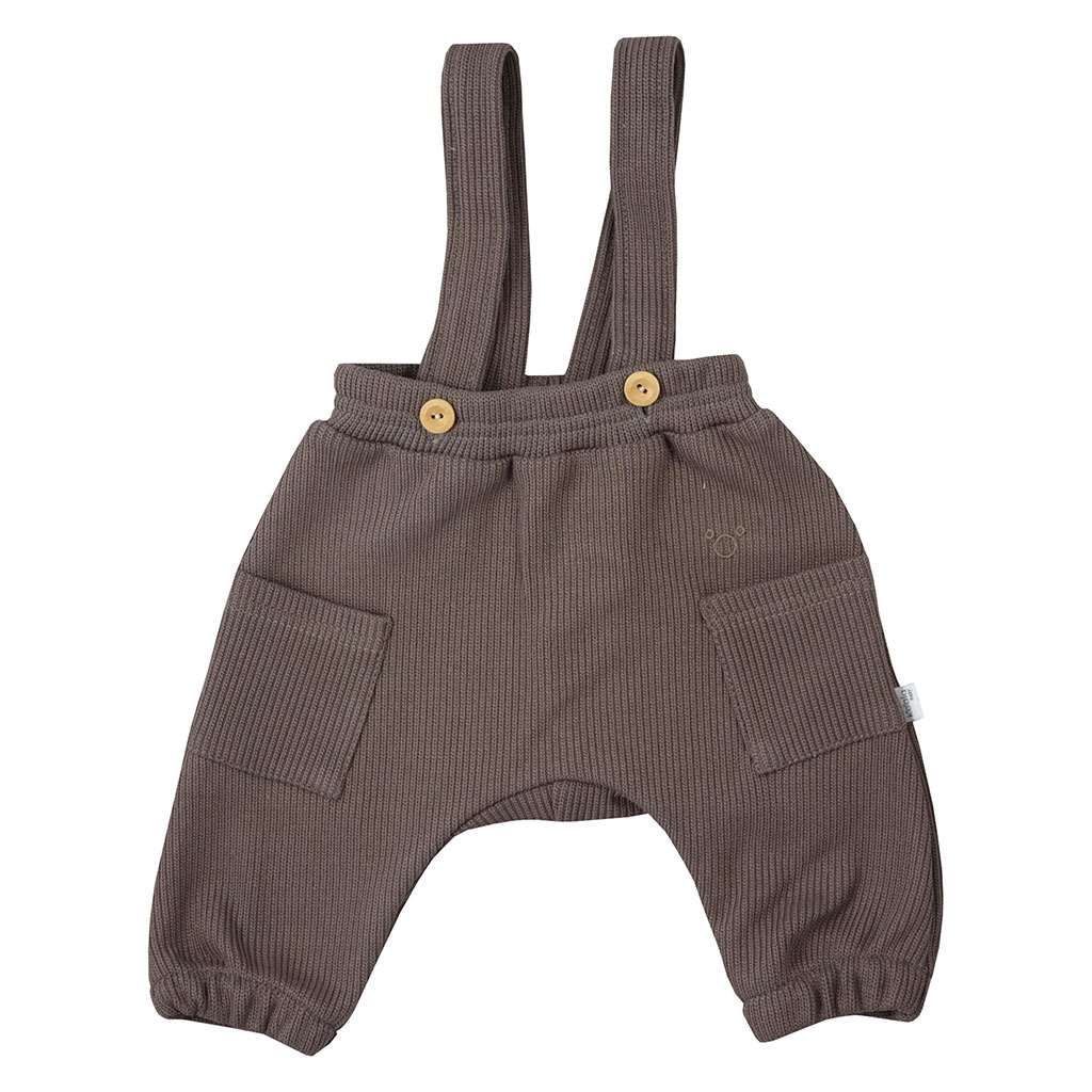 Detske-zahradnicky-Koala-Pure-brown-velkost-68-4-6m Detské záhradníčky Koala Pure brown, veľkosť 68 (4-6m) – Obrázok 1