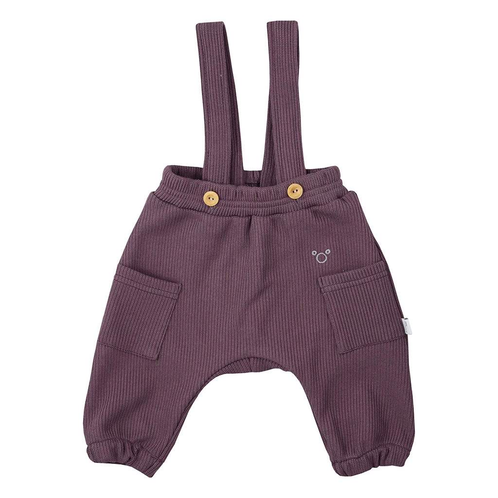 Detske-zahradnicky-Koala-Pure-purple-velkost-62-3-6m Detské záhradníčky Koala Pure purple, veľkosť 62 (3-6m) – Obrázok 1