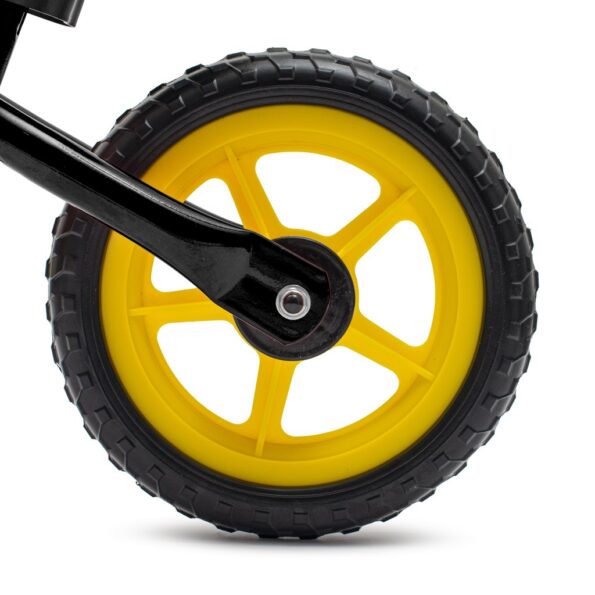 Detský balančný bicykel Baby Mix Traveller čierny – Obrázok 4