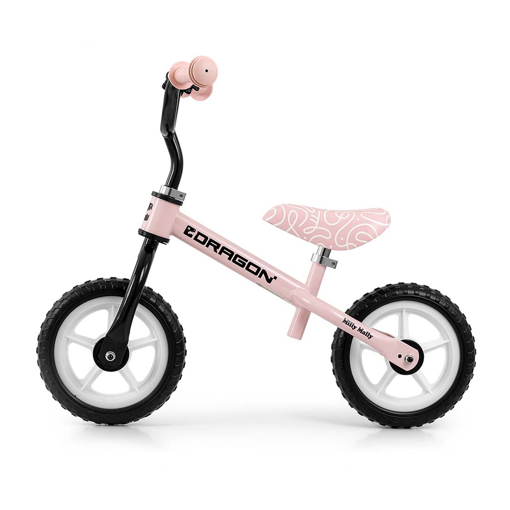 Detsky-balancny-bicykel-Milly-Mally-Dragon-pink Detský balančný bicykel Milly Mally Dragon pink – Obrázok 1