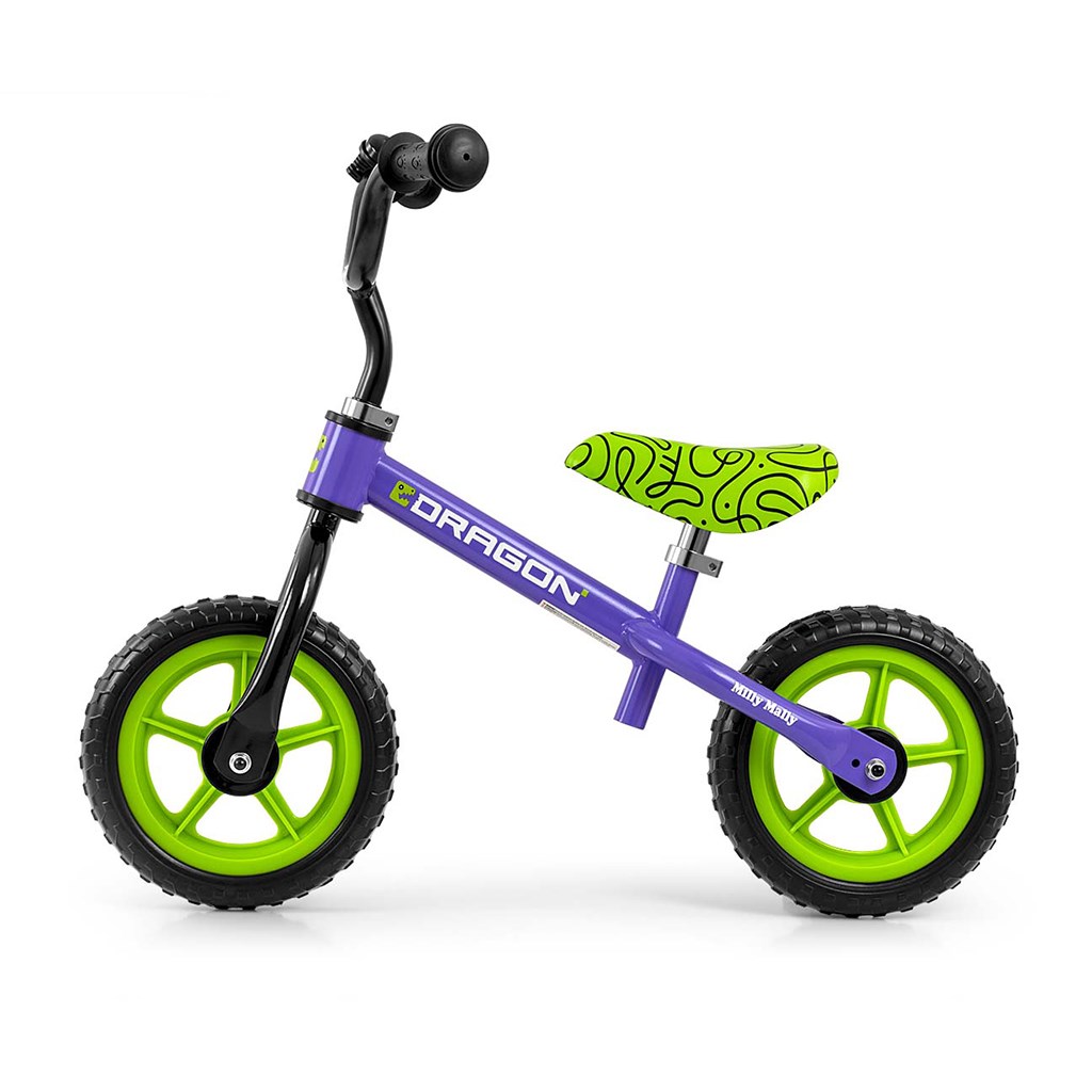 Detsky-balancny-bicykel-Milly-Mally-Dragon-violet Detský balančný bicykel Milly Mally Dragon violet – Obrázok 1