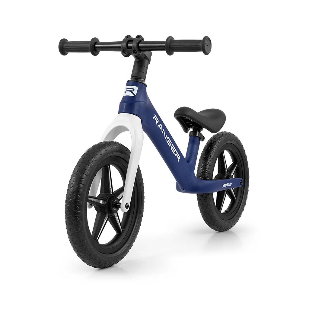 Detsky-balancny-bicykel-Milly-Mally-Ranger-Flash-Navy Detský balančný bicykel Milly Mally Ranger Flash Navy – Obrázok 1