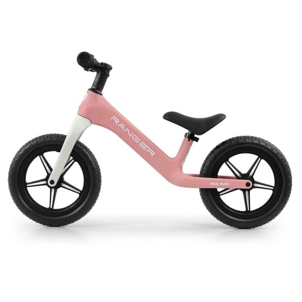 Detský balančný bicykel Milly Mally Ranger Flash Pink – Obrázok 2