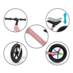 Detský balančný bicykel Milly Mally Ranger Flash Pink – Obrázok 8