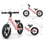 Detský balančný bicykel Milly Mally Ranger Flash Pink – Obrázok 10