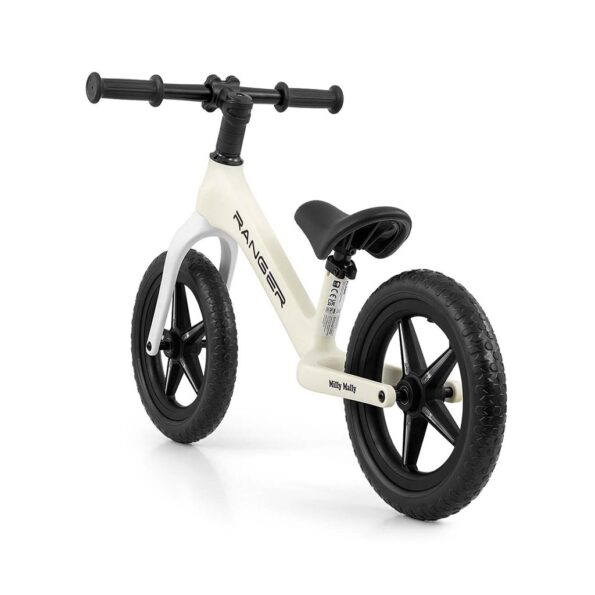 Detský balančný bicykel Milly Mally Ranger Flash White – Obrázok 3