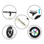 Detský balančný bicykel Milly Mally Ranger Flash White – Obrázok 9