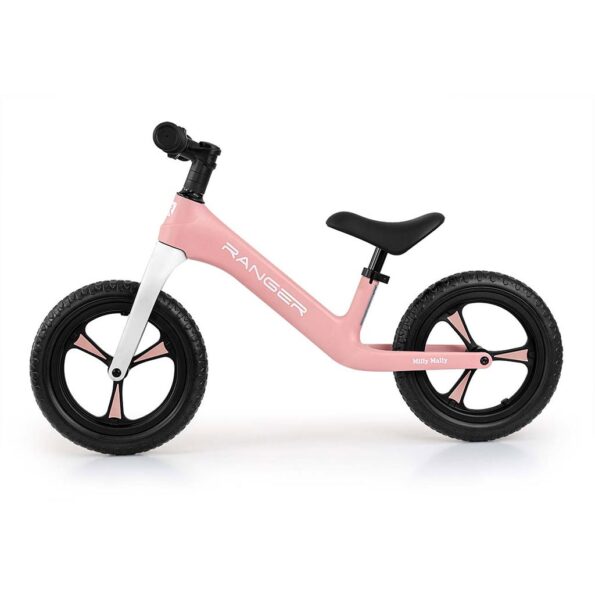 Detský balančný bicykel Milly Mally Ranger Pink – Obrázok 2
