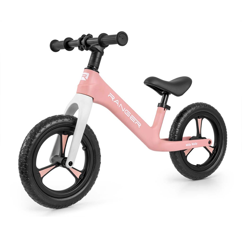 Detsky-balancny-bicykel-Milly-Mally-Ranger-Pink Detský balančný bicykel Milly Mally Ranger Pink – Obrázok 1