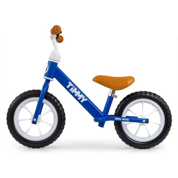 Detský balančný bicykel Milly Mally Timmy Navy – Obrázok 2