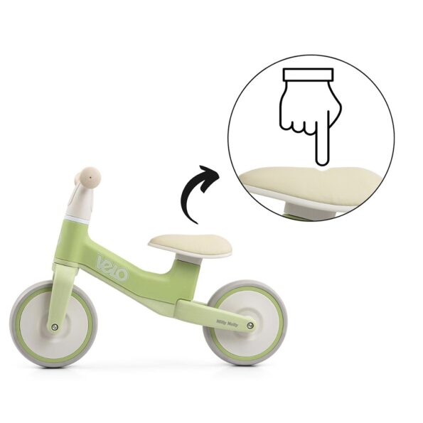 Detský balančný bicykel Milly Mally Velo Green – Obrázok 6
