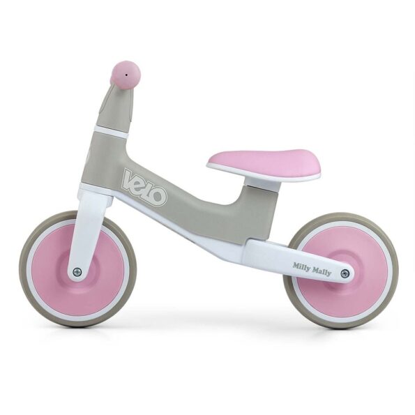 Detský balančný bicykel Milly Mally Velo Pink – Obrázok 2