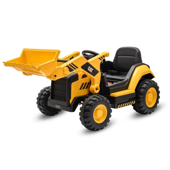 Detský elektrický traktor Baby Mix CAT žltý – Obrázok 3