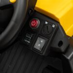 Detský elektrický traktor Baby Mix CAT žltý – Obrázok 5
