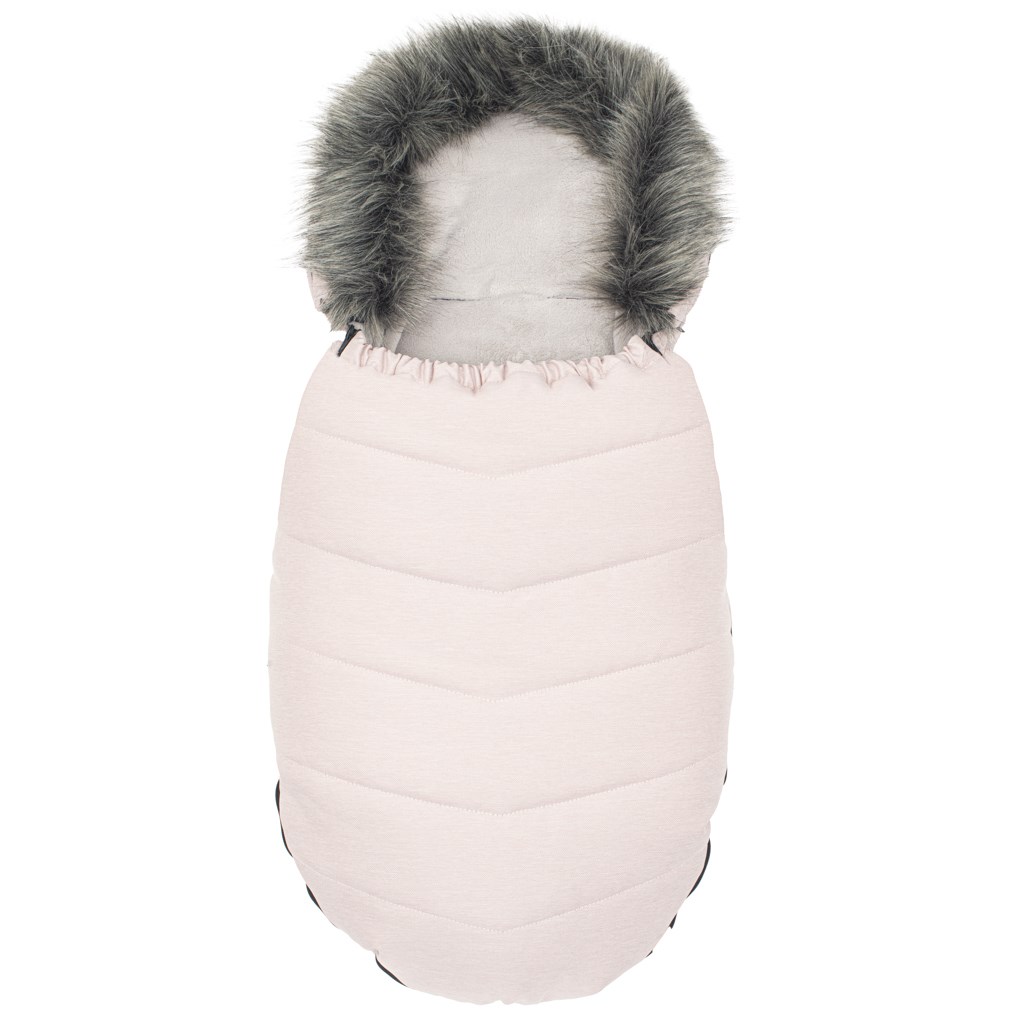 Detsky-fusak-NEW-BABY-s-kozusinou-dusty-pink Detsky fusak NEW BABY s kožušinou dusty pink – Obrázok 1