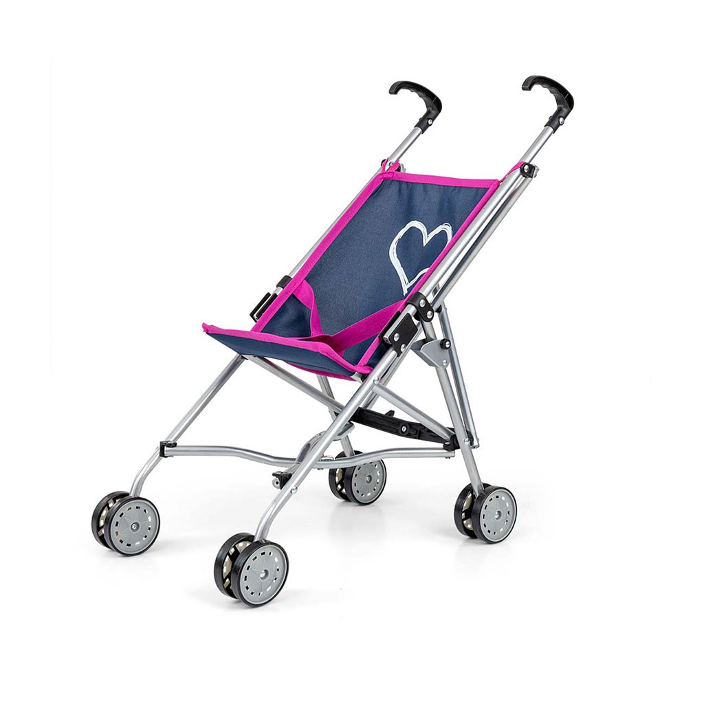 Detsky-golfovy-kocik-pre-babiky-Milly-Mally-Julia-Prestige-Navy Detský golfový kočík pre bábiky Milly Mally Julia Prestige Navy – Obrázok 1