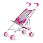 Detský golfový kočík pre bábiky Milly Mally Julia Prestige Pink