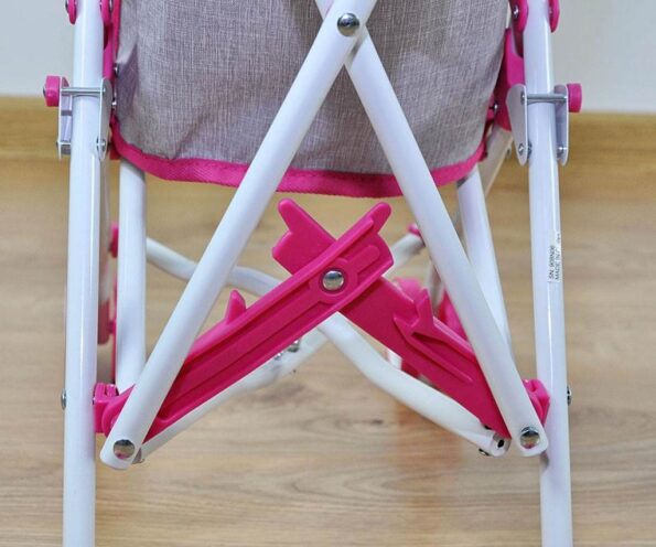 Detský golfový kočík pre bábiky Milly Mally Julia Prestige Pink – Obrázok 7