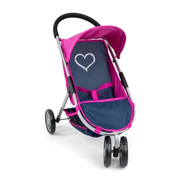 Detský golfový kočík pre bábiky Milly Mally Susie Prestige Navy – Obrázok 2