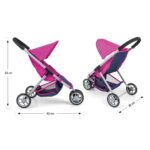 Detský golfový kočík pre bábiky Milly Mally Susie Prestige Navy – Obrázok 5