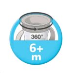 Detský hrnček Mini Magic NUK 360 ° s viečkom červená – Obrázok 5