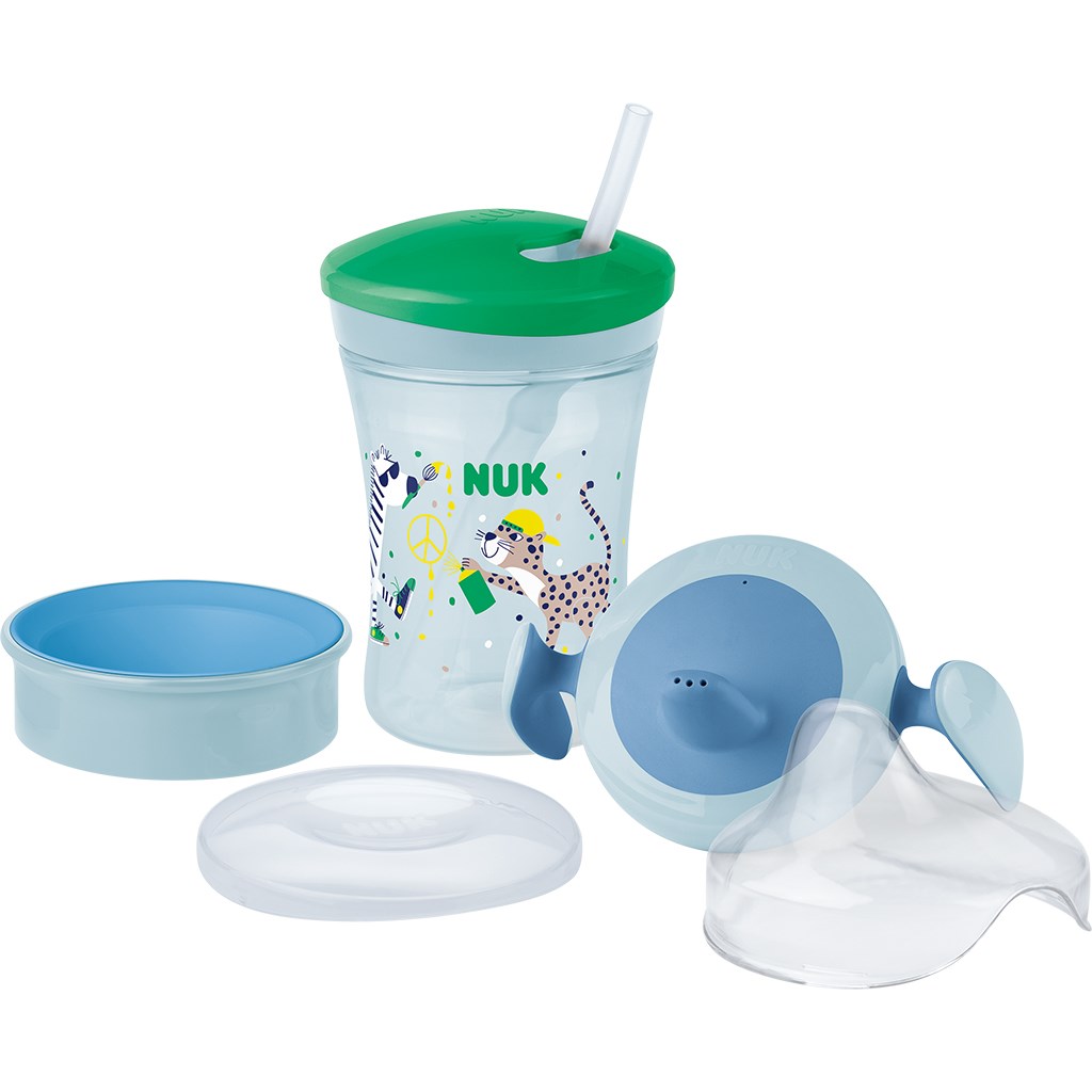 Detsky-hrncek-NUK-LEARN-TO-DRINK-SET-boy Detský hrnček NUK LEARN TO DRINK SET boy – Obrázok 1