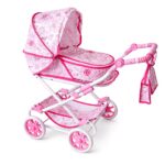 Detský kočík pre bábiky 2v1 New Baby Monika Flowers