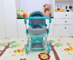 Detský kočík pre bábiky Milly Mally Alice Prestige Mint – Obrázok 9