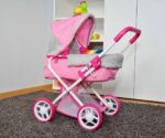 Detský kočík pre bábiky Milly Mally Alice Prestige Pink – Obrázok 4