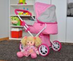 Detský kočík pre bábiky Milly Mally Alice Prestige Pink – Obrázok 6