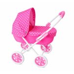 Detský kočík pre bábiky New Baby Anička ružový – Obrázok 2