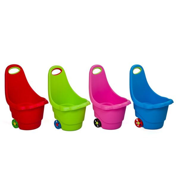 Detský multifunkčný vozík BAYO Sedmokráska 60 cm modrý – Obrázok 2