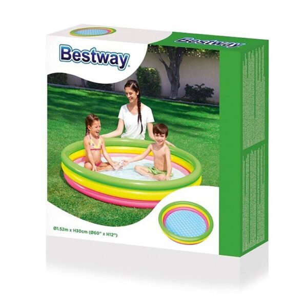 Detský nafukovací bazén Bestway 152x30 cm 3 farebný – Obrázok 2