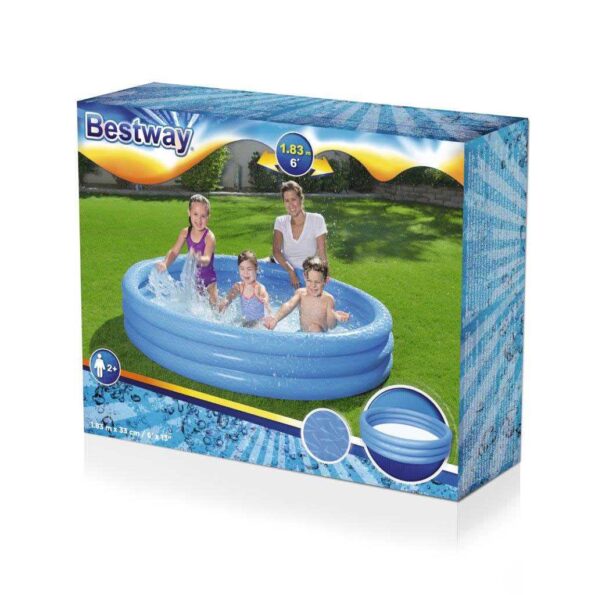 Detský nafukovací bazén Bestway 183x33 cm modrý – Obrázok 5