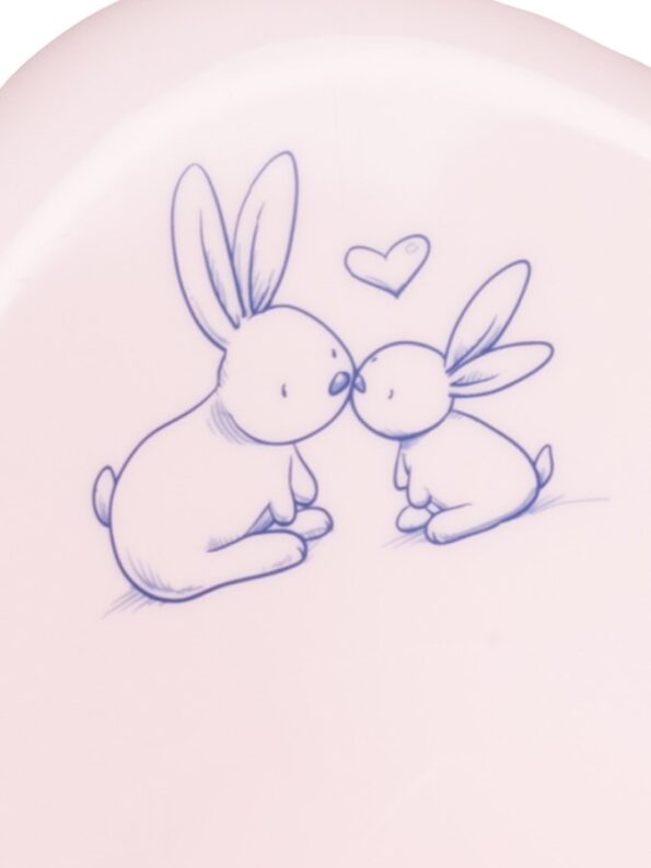 Detský nočník Bunny ružový – Obrázok 2