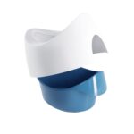 Detský obojstranný ergonomický nočník s výlevkou Teggi biely – Obrázok 3