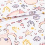 Detský podsedák na stoličku New Baby BASIC Chobotnice pink – Obrázok 2