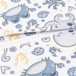 Detský podsedák na stoličku New Baby BASIC chobotnice blue – Obrázok 2