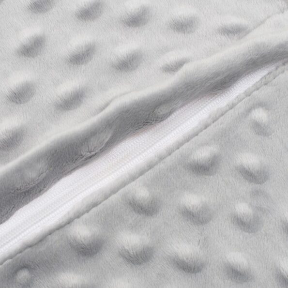 Detský podsedák na stoličku New Baby STANDARD Minky grey – Obrázok 2