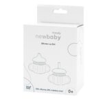 Detský silikónový hrnček 2v1 New Baby béžový – Obrázok 4