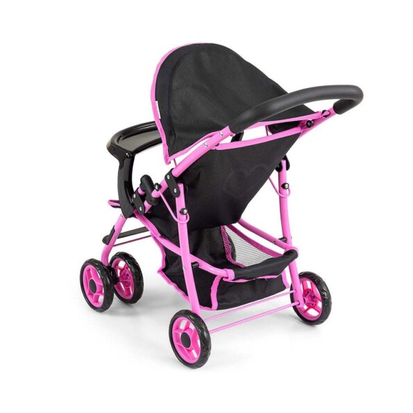 Detský športový kočík pre bábiky Milly Mally Kate Prestige Black – Obrázok 4