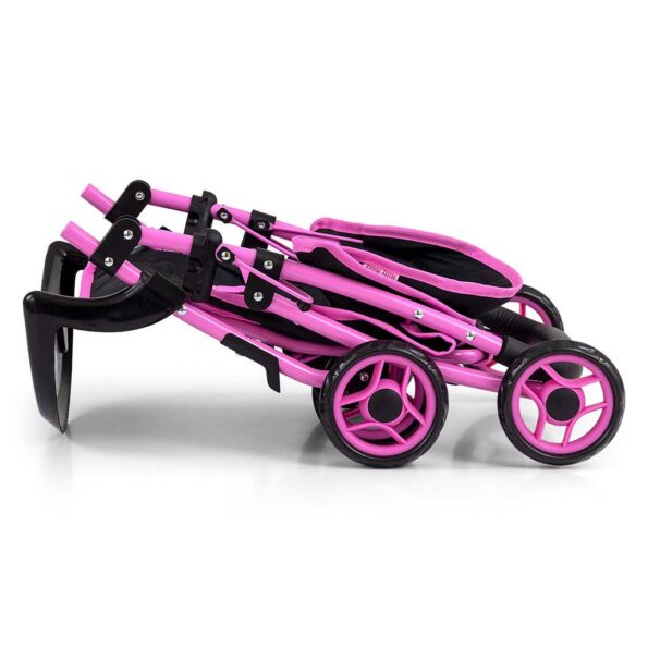 Detský športový kočík pre bábiky Milly Mally Kate Prestige Black – Obrázok 5