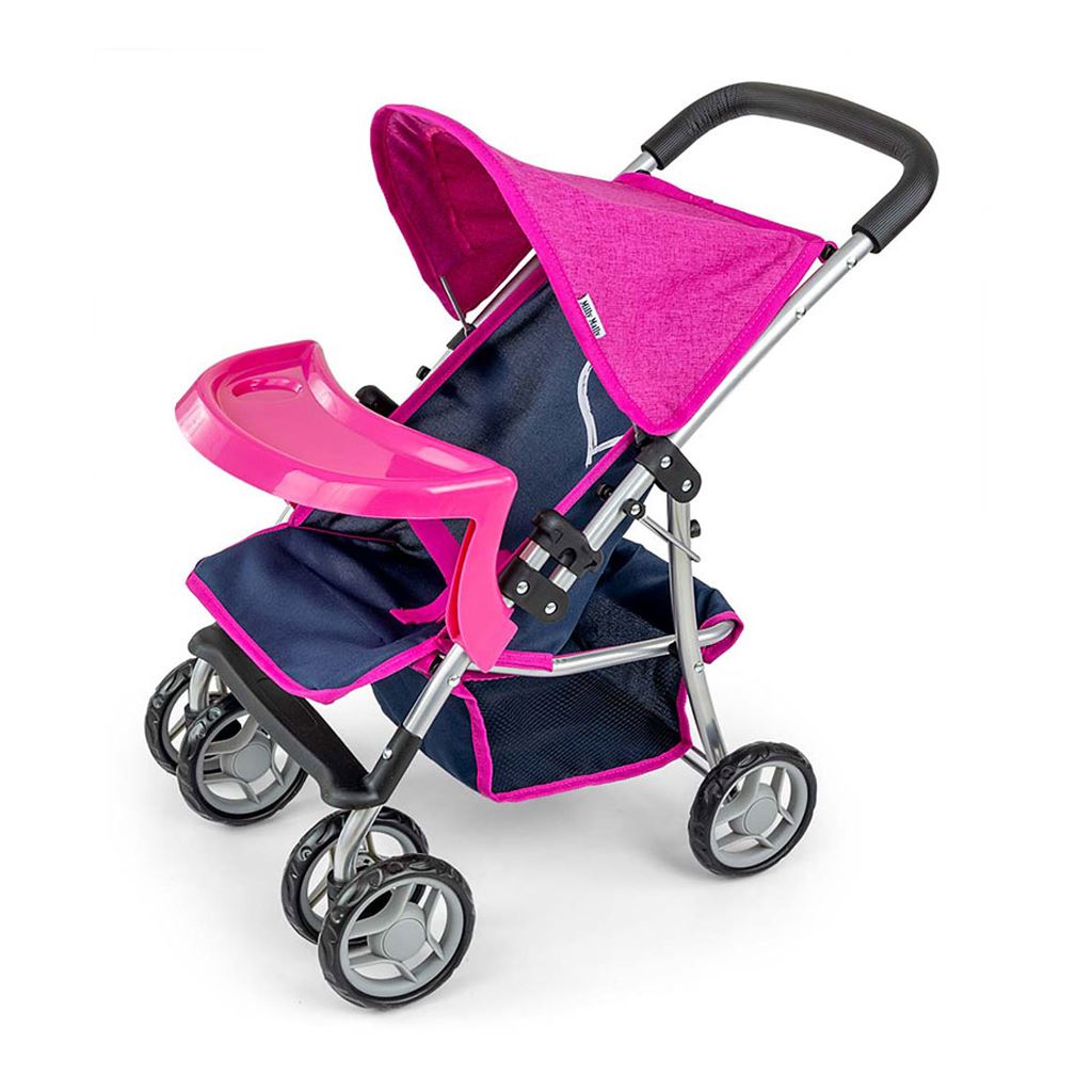 Detsky-sportovy-kocik-pre-babiky-Milly-Mally-Kate-Prestige-Navy Detský športový kočík pre bábiky Milly Mally Kate Prestige Navy – Obrázok 1