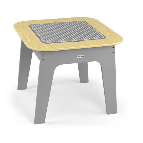 Detský stôl a stolička Milly Mally Olaf Blocks Dark Grey – Obrázok 6