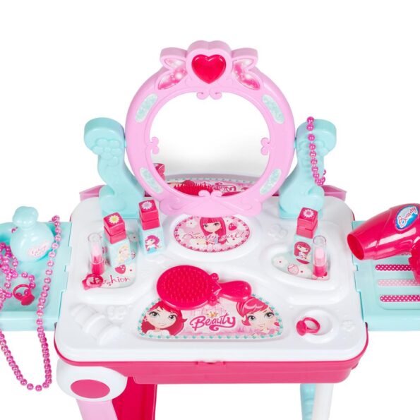 Detský toaletný stolík v kufríku 2v1 Baby Mix – Obrázok 2