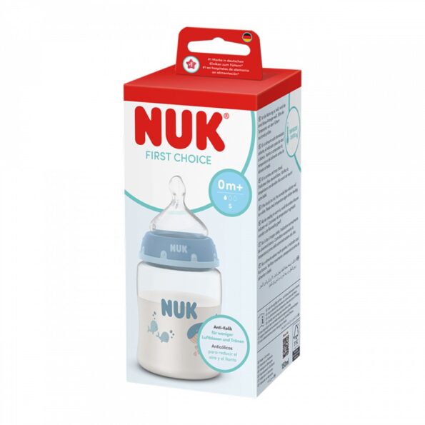 Dojčenská fľaša NUK First Choice Temperature Control 150 ml Whale – Obrázok 2