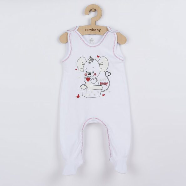 Dojčenská súpravička New Baby Mouse biela, veľkosť 80 (9-12m) – Obrázok 2