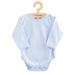 Dojčenské body celorozopínacie New Baby Classic II modré, veľkosť 56 (0-3m) – Obrázok 2