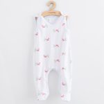 Dojčenské dupačky New Baby Classic II raspberry, veľkosť 56 (0-3m)